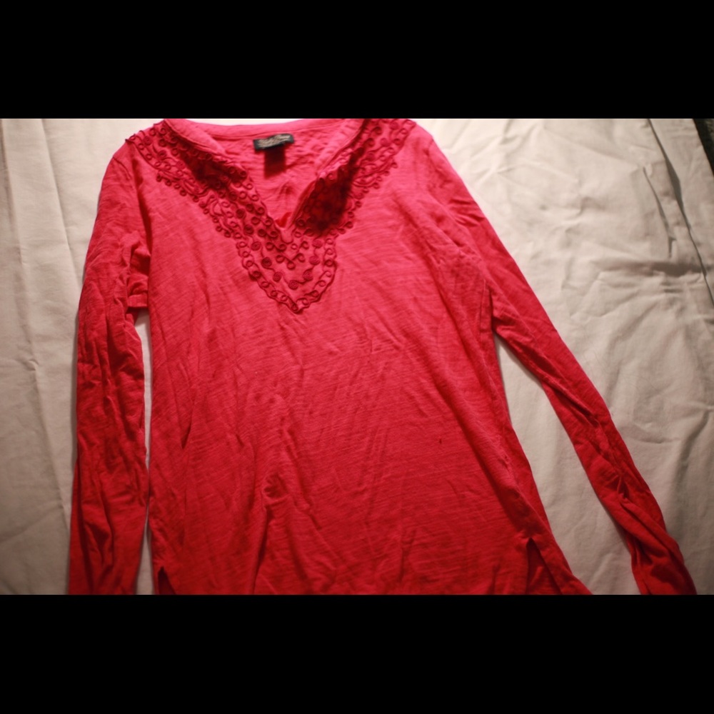 Lucky Brand Cotton Embroidered